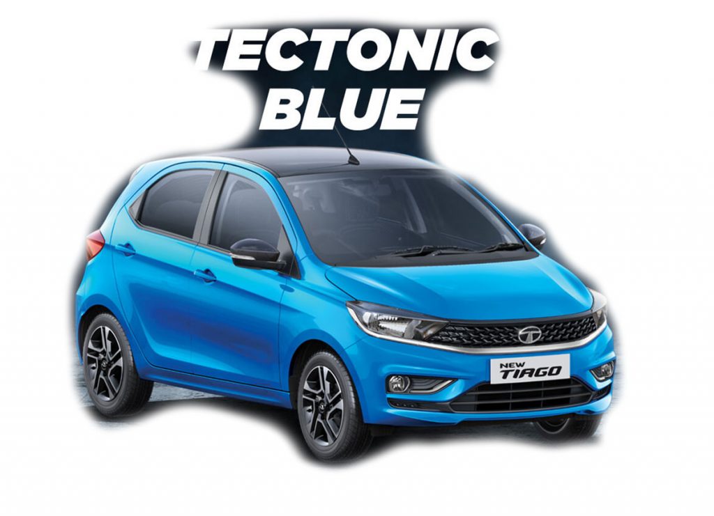 2020 Tata Tiago Blue Color - 2020 Tiago Tectonic Blue Color