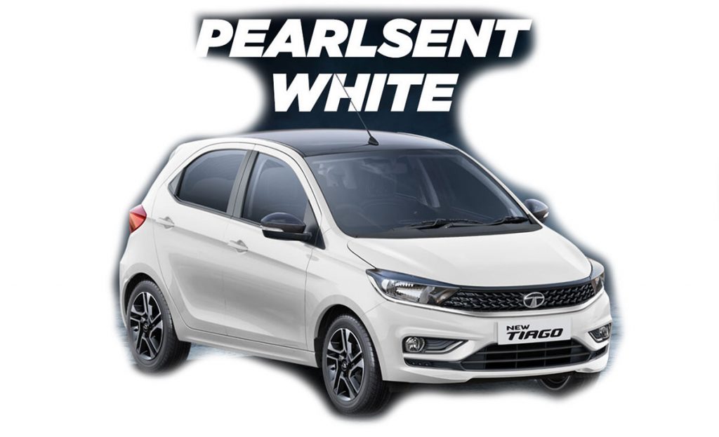 2020 Tata Tiago White Color - 2020 Tata Tiago Pearlescent White Color Option