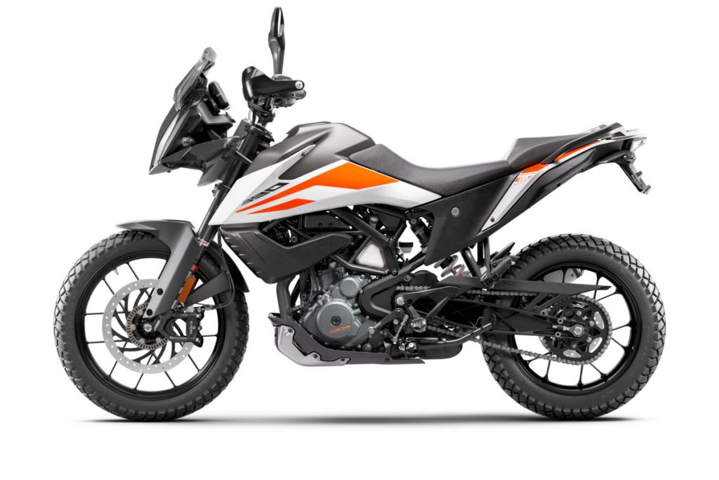 KTM 390 Adventure White and Orange