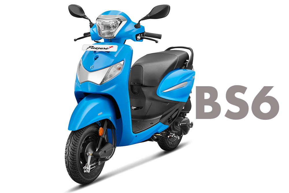 Hero Pleasure+ 110 scooter 2020 Model BS6 Variant