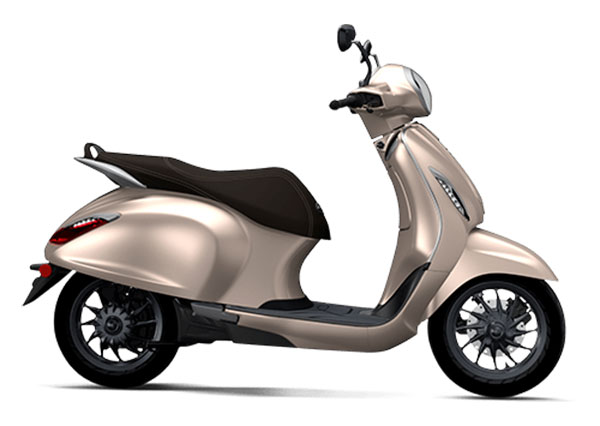 Bajaj Chetak Brown Color - Bajaj Chetak Gold Color - Bajaj Chetak Cream Color - Bajaj Chetak HazeInut color option