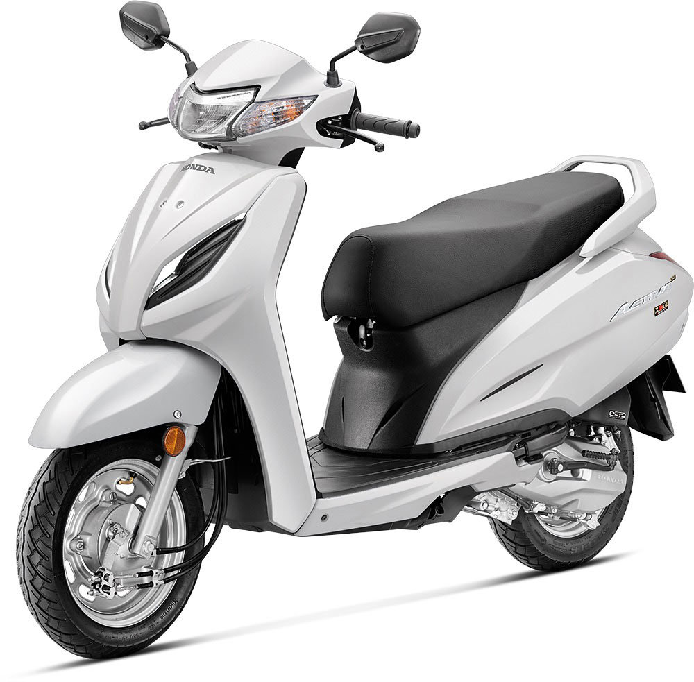 2020 Honda Activa 6G White Color - New Honda Activa 6G Pearl Precious White Color