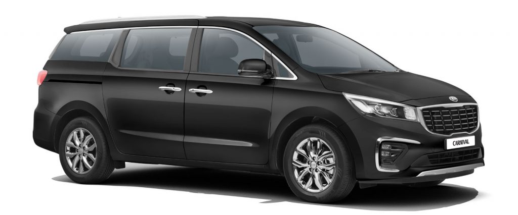 Kia Carnival Black Color - 2020 Kia Carnival Aurora Black Pearl Color option