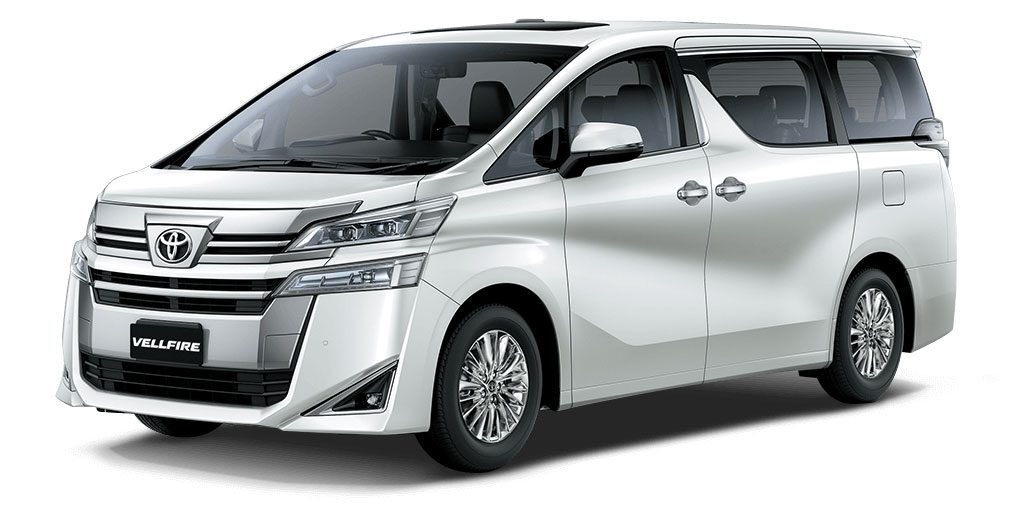 Toyota Vellfire White Color