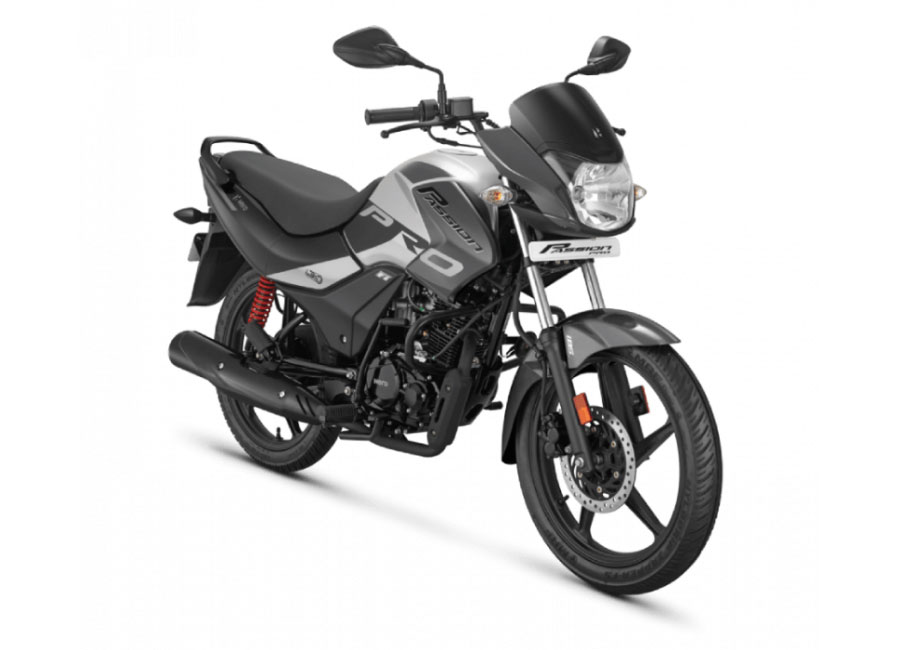 2020 Hero Passion Pro Grey Color BS6 model