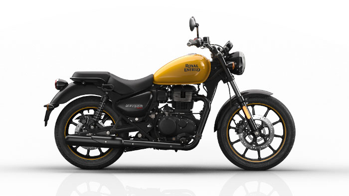 2024 Royal Enfield Meteor Fireball Yellow Color - 2024 Meteor 350 Fireball Yellow color