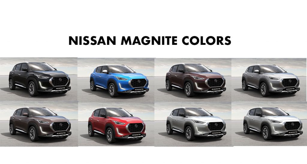 2021 Nissan Magnite Colors - All Nissan Magnite Color Options 