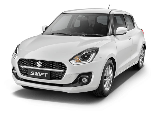 2022 Maruti Swift White Color (Pearl Arctic White)