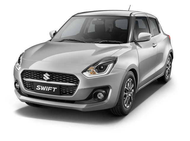 2022 Maruti Swift Silver Color (Metallic Silky Silver)