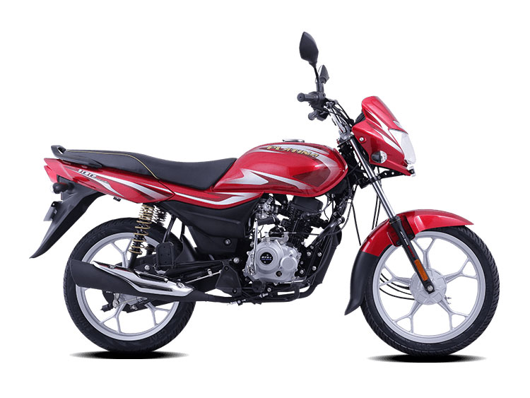 2022 Bajaj Platina Red Color (Cocktail Wine Red) (Platina 100)