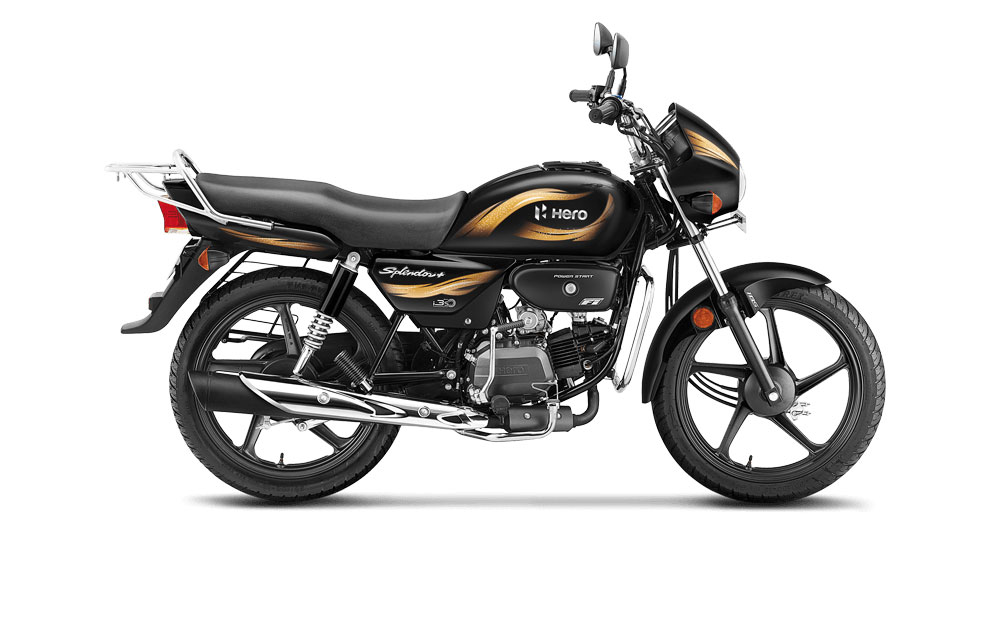 2024 Hero Splendor Golden Color (Firefly Golden – Accent edition) - New Splendor Plus 2024 model