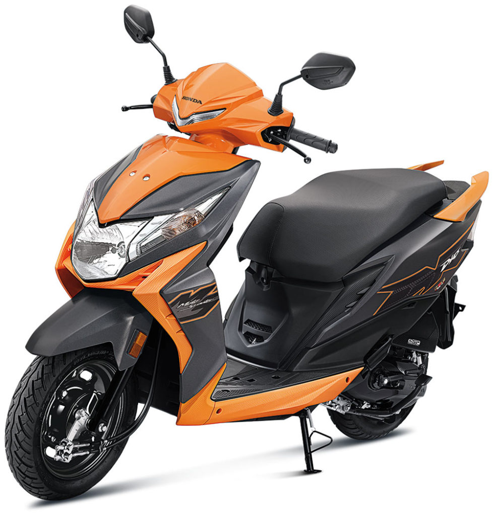 2022 Honda Dio orange Color Standard Option Vibrant Orange