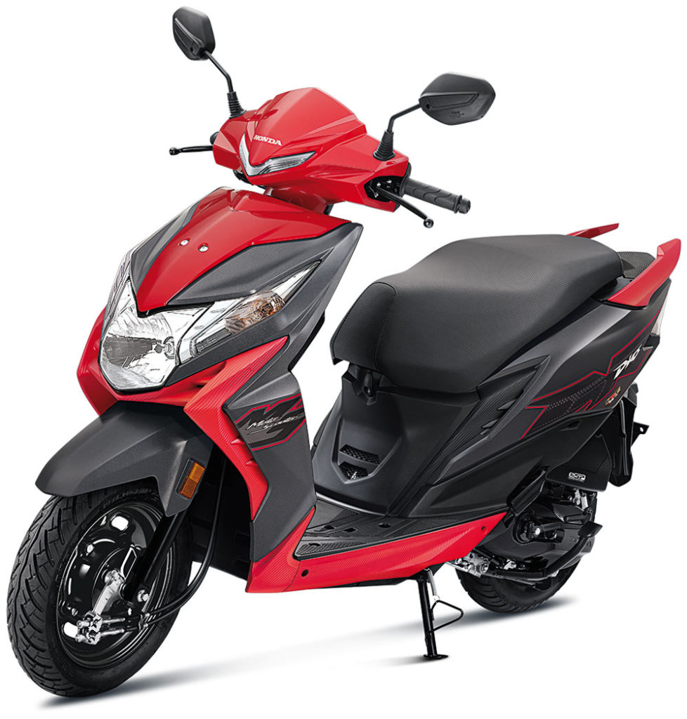 2022 Honda Dio Red Color Sports Red Standard Option