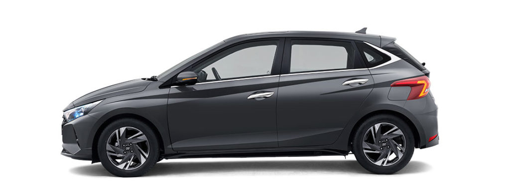 2021 Hyundai i20 Grey Color option -  2021 Hyundai i20 Titan Grey Color