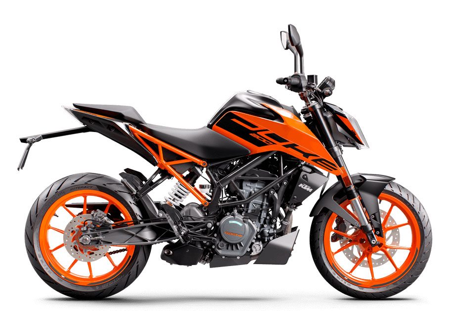 2021 KTM Duke 200 Electric Orange Color option - New 2021 Duke 200 Orange Color