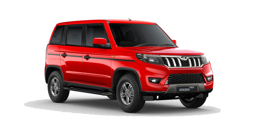 2021 Mahindra Bolero Neo Red Color - Highway Red color