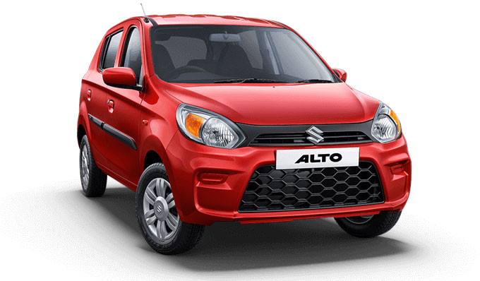 2021 Maruti Alto Red Color