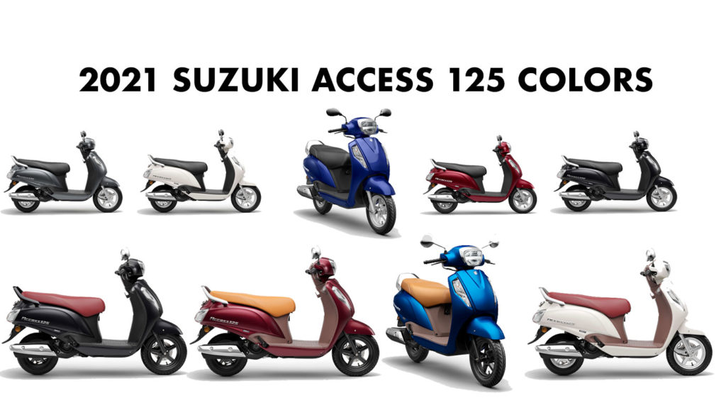 2021 Suzuki Access 125 Colors All Colors with Special Edition Colors Access 125