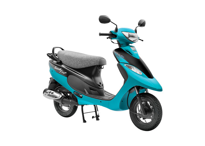 2021 TVS Scooty Pep+ Aqua Color (Aqua Matte)