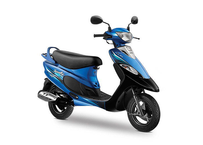 2021 TVS Scooty Pep+ Blue Color (Nero Blue)