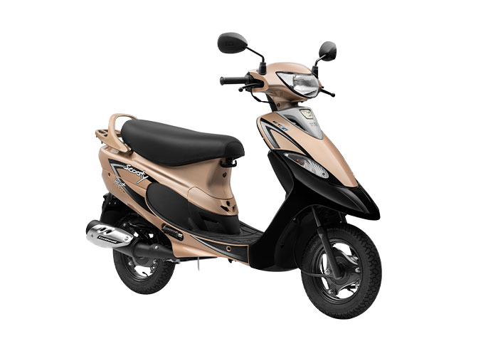 2021 TVS Scooty Pep+ Gold Color (Glittery Gold)