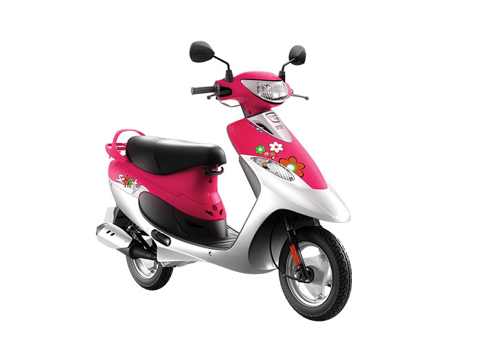 2021 TVS Scooty Pep+ Pink Color (Princess Pink)