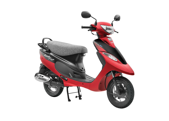 2021 TVS Scooty Pep+ Coral Color (Coral Matte)
