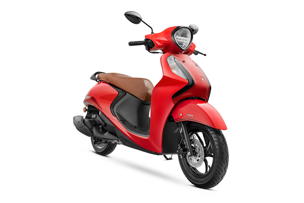 2021 Yamaha Fascino 125 Hybrid Red Color