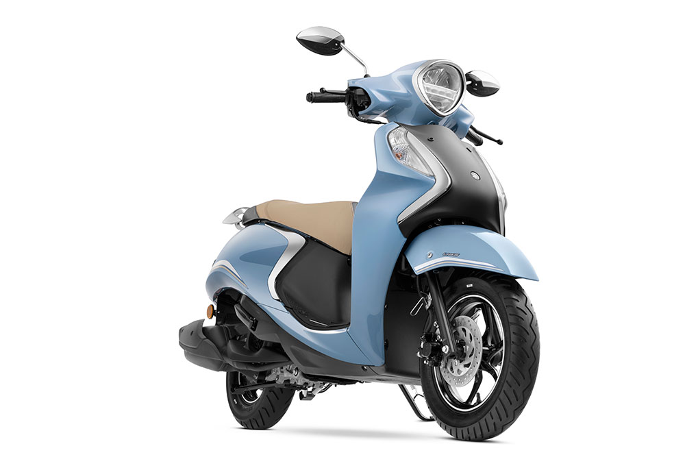 2021 Yamaha Fascino 125 Hybrid Blue Color