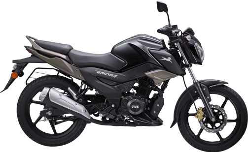 2023 TVS Raider 125 Black Color (Wicked Black) 2023 Raider Black Color
