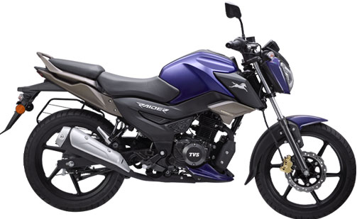 2023 TVS Raider 125 Blue Color (Blazing Blue) 2023 Raider Blue Color
