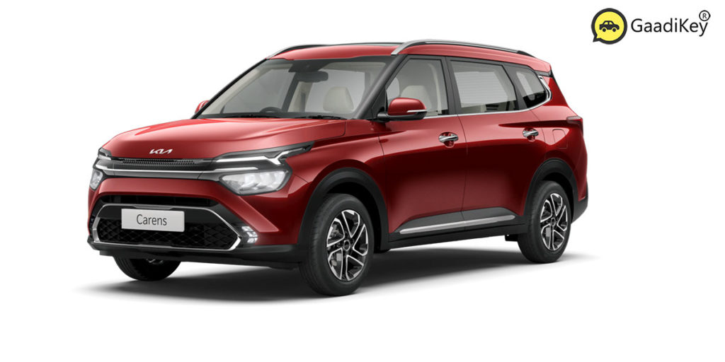 2023 Kia Carens Red Color Intense Red Color option - 2023 Carens Red Color