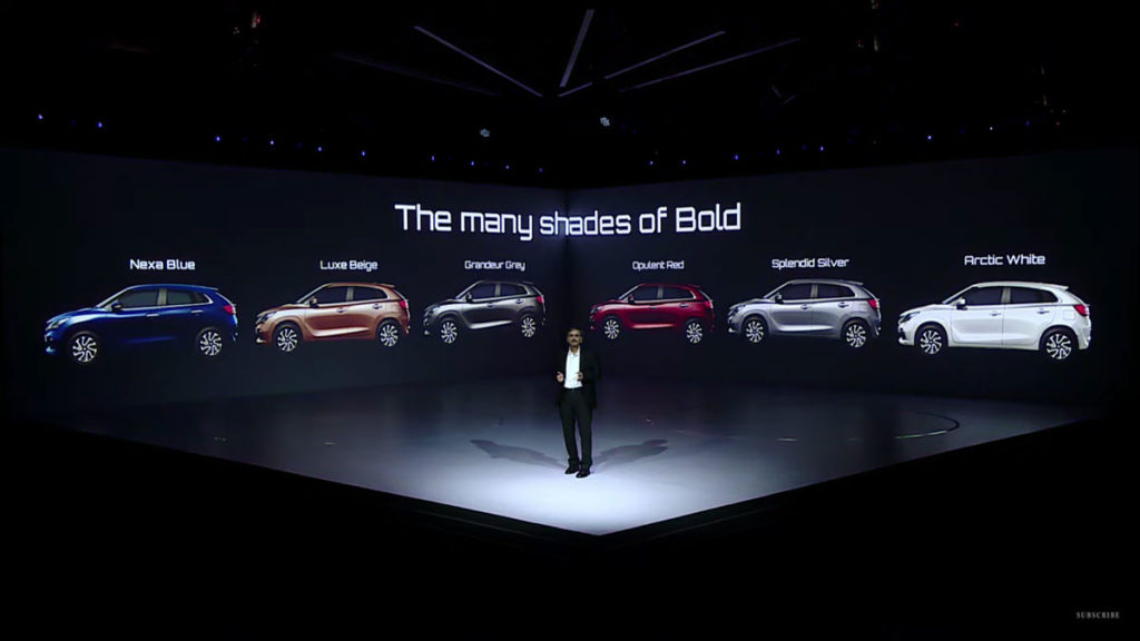 2022 Maruti Baleno Colors ALL colors