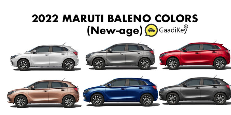 2022 Maruti Baleno Colors All New Age Baleno color options