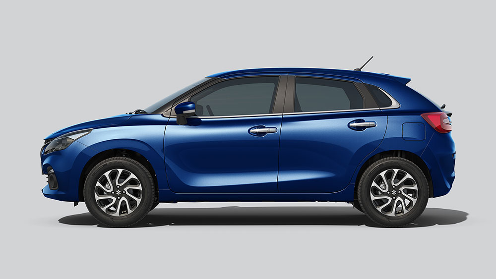 2022 Maruti Baleno in Nexa Blue Color