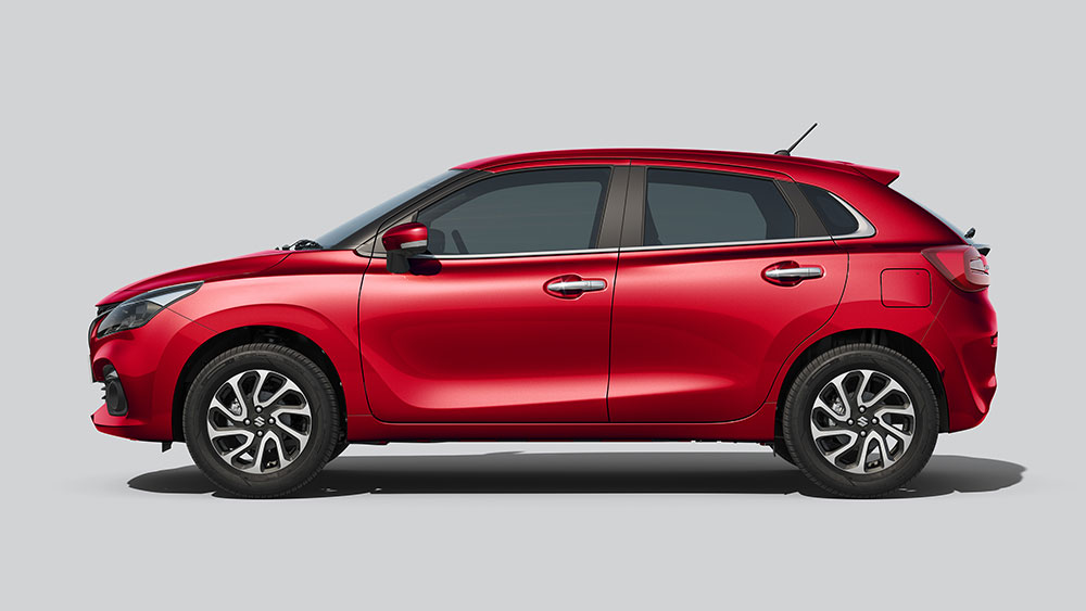 2022 Maruti Baleno in Opulent Red Color New-age Baleno
