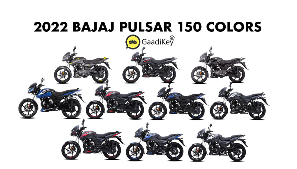 2022 Bajaj Pulsar 150 Colors All Colors