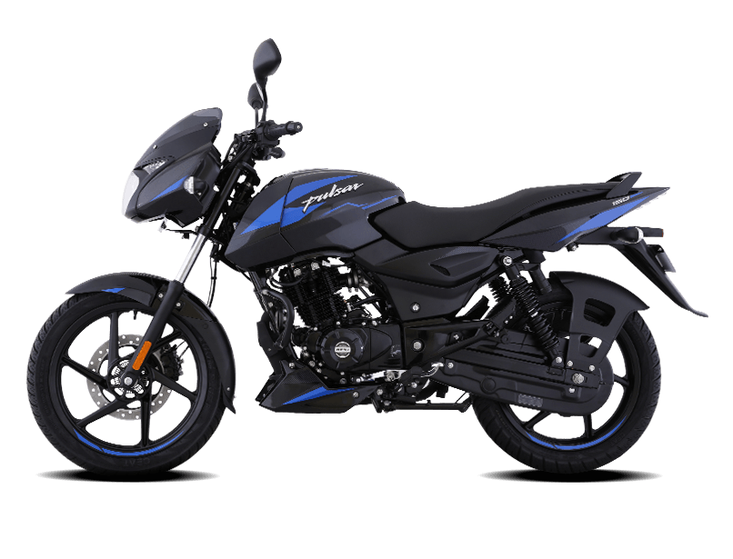 2022 Bajaj Pulsar 150 Black Blue Color (Sparkle Black Blue - Twin Disc)