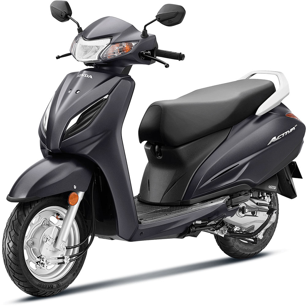 2022 Honda Activa 6G Grey Color - Matte Axis Grey Metallic
