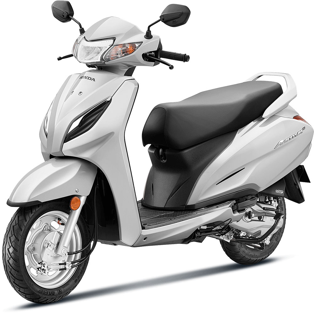 2022 Honda Activa 6G White Color Pearl Precious White Color