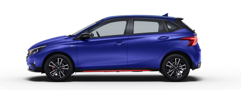 2022 Hyundai i20 N Line Blue Color (Thunder Blue)