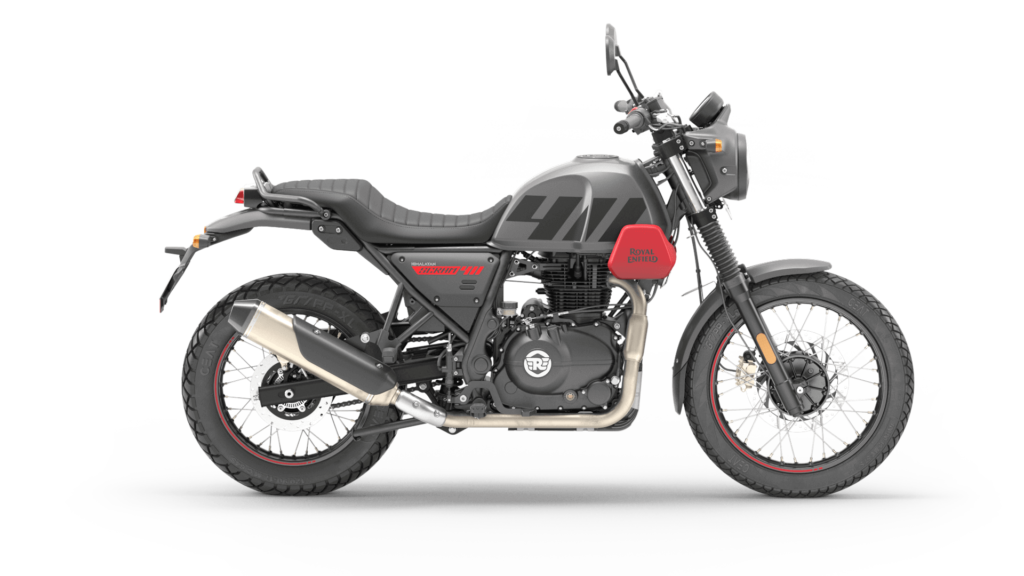 Royal Enfield Scram Red Color ( Graphite Red)
