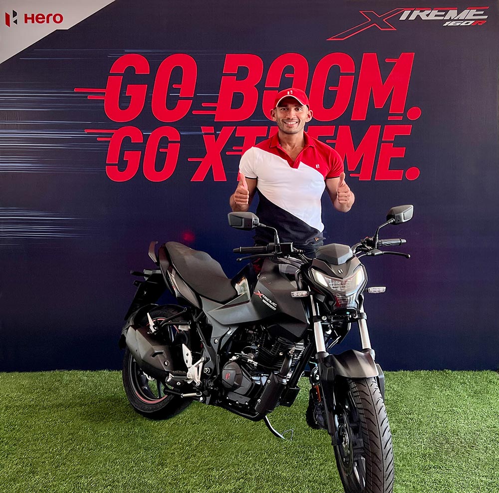 Hero Xtreme 160R Hemanth Muddappa Brand Ambassador