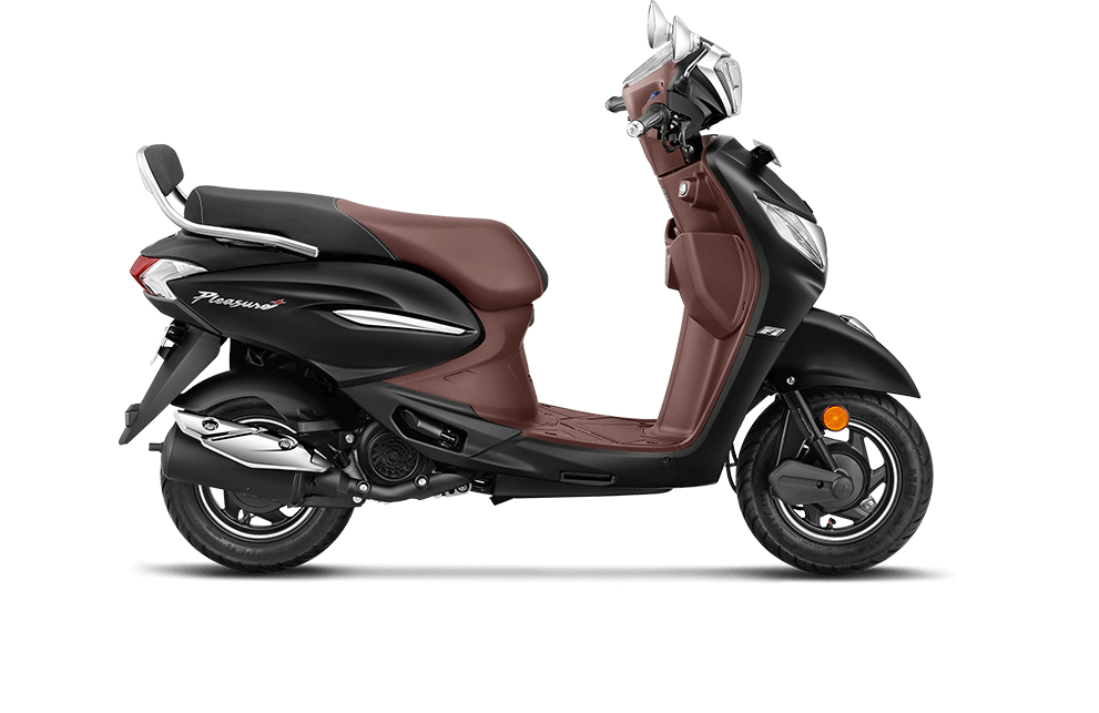 2022 Hero Pleasure Matte Black Color (Matte Black)