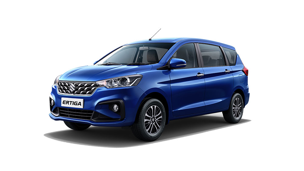 2022 Maruti Ertiga Blue Color (Prime Oxford Blue)