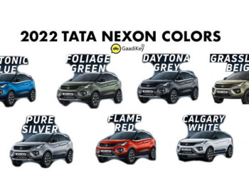 2022 Tata Nexon Colors All Color Options