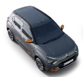 Citroen C3 Grey Color (Platinum Grey)