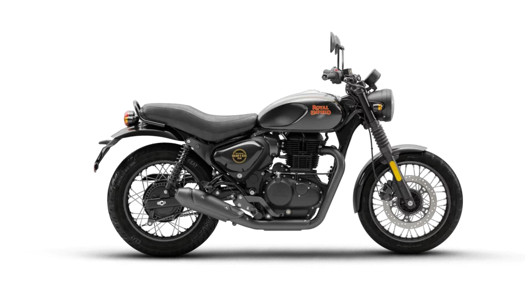 2024 Royal Enfield Hunter 350 Black Color (Factory Black). 2024 Hunter Black Color