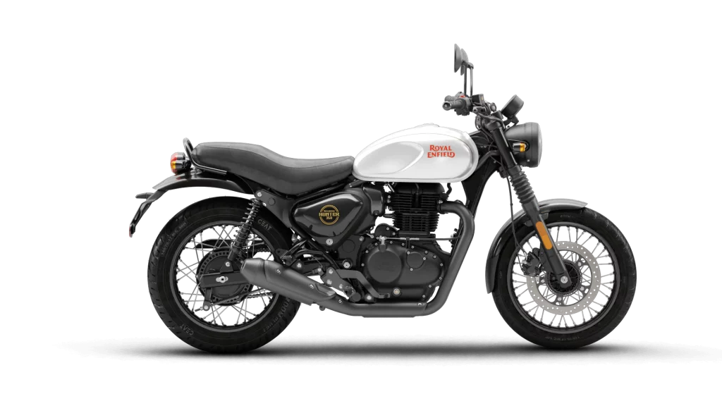 2024 Royal Enfield Hunter 350 Silver Color (Factory Silver)