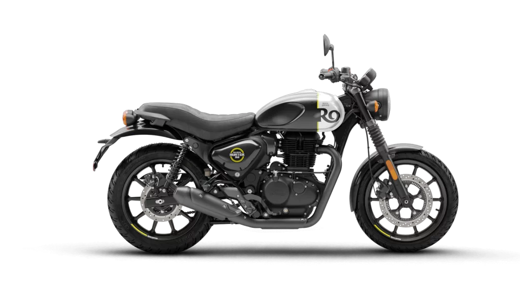 2024 Royal Enfield Hunter 350 Black Color (Rebel Black)